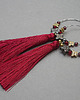 kolczyki chwosty Kolczyki chwosty Alloys Collection /boho/ szkarłat vol 2  1