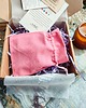 kolczyki soutache Kolczyki wkręty pomarańcz ze złotem lekkie kółka 2