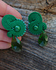 kolczyki soutache Zielone  kolczyki soutache 5