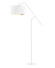 lampy podłogowe Regulowana lampa stojąca do czytania w salonie COLMA GOLD 6