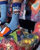 skarpetki męskie Kolorowe Skarpetki z napisem Cool 3