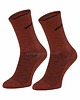 skarpetki męskie 2 pary skarpet merino wool do trekkingu beżowe i rude 5