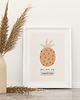 obrazy i plakaty do pokoju dziecięcego Plakat Ananas P60 2