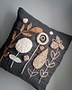 poduszki plecione Poduszka kwiaty punch needle boho natural 2