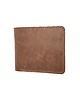 portfele damskie Ciemno-brązowy portfel na bilon uszyty ręcznie ze skóry. 3
