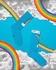 skarpetki damskie Skarpetki Takapara x PiesKot - Rainbow 1