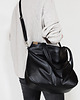 torby na ramię Pacco bag torebka czarna na zamek miejska vegan 4