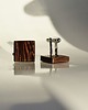 spinki do mankietów Spinki do mankietów z drewna wenge 4