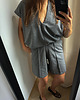 t-shirt damskie T-shirt Chillout graphite v neck 5