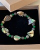 bransoletki z kamieni naturalnych BRANSOLETKA - AMULET - Macica perłowa, kamień księżycowy,jadeit 2