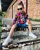 bluzy dla chłopców Bluza Zamek Chłopiec DR.CROW Dessert Monsters 6