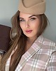 fascynatory Toczek filcowy  / fascynator beżowy 7