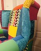 fotele Fotel Uszak Patchwork Angielski 3