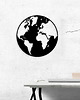 Ozdoby na ścianę Duża Metalowa mapa świata GLOBE 1