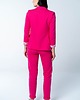 marynarki damskie Marynarka damska Fuchsia Fever różowa z dresówki z podszewką 4