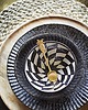 miski i misy Miseczka ceramiczna z kamionki biało-czarna 2