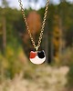 wisiory Naszyjnik kot tricolor, wisiorek z wizerunkiem kota, amulet dla kociary, boho 1