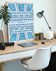 plakaty Lizbona azulejos - plakat 50x70 cm 2