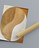 plakaty Plakat - Abstract beige shapes 2 1