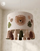 lampy do pokoju dziecka Lampa sufitowa SAFARI  Abażur handmade do pokoju dziecka 4