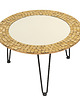 stoliki kawowe Złoty stolik kawowy, złoty okrągły stolik, stolik glamour, art deco, do domu 1