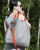 torby XXL TORBA HOBO XXL - szary, pomarańcz 2