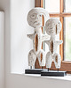 figurki i rzeźby Figurka Primit 40cm drewno alabasia biała 1