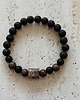 biżuteria męska Bransoletka męska Obsydian i Agat 2