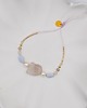 bransoletki z kamieni naturalnych Bransoletka Harmonia Agat Perła Chalcedon 4
