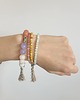 bransoletki z kamieni naturalnych Bransoletka BOHO ART jadeit, jaspis, labradoryt, żółty, brąz, aqua, 3