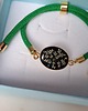 bransoletki na sznurku Bransoletka Dzika Marchew na Czerni 1