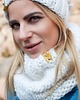 czapki damskie WOOLY Komplet wełniana czapka i komin- złamana biel 2