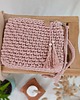 torby na ramię Torebka ze sznurka City bag - różowe złoto 2