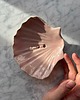 mydelniczki Ceramiczna Mydelniczka Handmade Muszelka Muszla z Odpływem Różowa 1