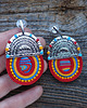 kolczyki soutache Ogień i woda- etniczne kolczyki soutache 5