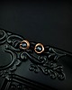 kolczyki wire wrapping Kolczyki sztyfty z szafirem 8