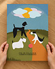 plakaty Plakat Fine Art giclee Psia łączka. Polski New Look 3