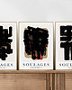 plakaty Zestaw 3 plakatów Soulages v2 1