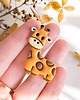 przypinki Pin z żyrafą, przypinka w kształcie żyrafy, broszka dla podróżniczki, boho 2
