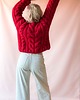 swetry damskie  100% Merino sweter WARKOCZOWY  na drutach 4