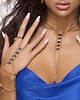 złote naszyjniki Łańcuszek na ciało Wild Sapphire 7