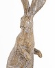 ozdoby wielkanocne Dekoracja - zając brązowy 34x10x12 cm LONGORELA 2
