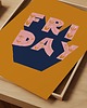 grafiki i ilustracje "Friday" plakat typograficzny 1