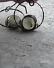 kolczyki wire wrapping Prehnit    -  kolczyki 3