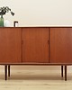 komody Highboard tekowy z barkiem, Dania, lata 60. 1