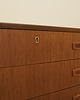 komody Komoda tekowa z szufladami, duński design lat 60. 5