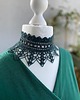 chokery Koronkowy choker jagody w lesie 1