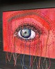 obrazy Obraz malowany i haftowany oko 3D 6