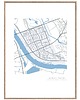 plakaty SASKA KĘPA Warszawa  plakat mapa 1