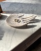 pojemniki na biżuterię Ceramiczna Łapka Handmade Talerzyk na Biżuterię Niebieskie Ciapki 4